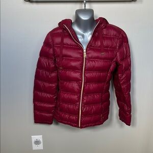 Calvin Klein Red Puffer Jacket